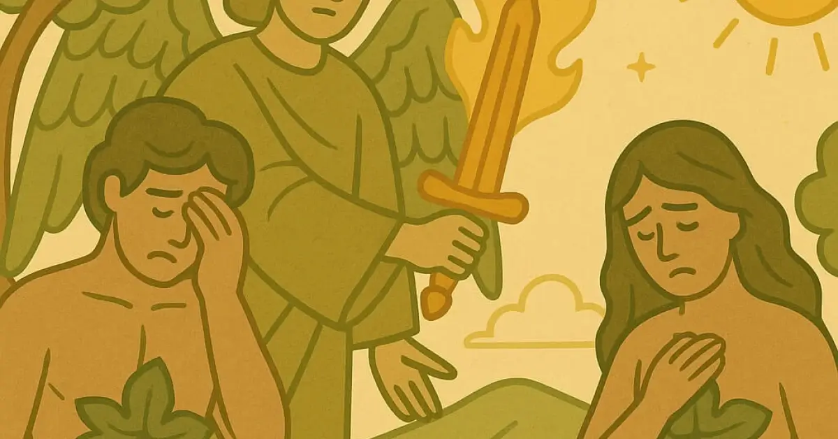 A Expulsão do Éden: A História da Queda, do Sofrimento e da Promessa de Redenção