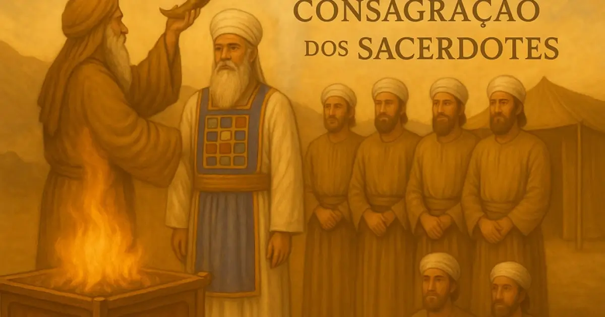 Levítico 8-10: Sacerdotes em Cena - Glória, Tragédia e Santidade